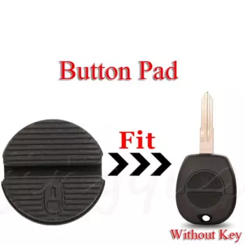 Kutery 2 кнопки дистанционного ключа автомобиля оболочки Fob чехол для Nissan Almera Maxima Micra Primera Serena Terrano Nsn14 или Nsn11 Uncut Blade