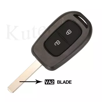 Kutery 3 кнопки дистанционный ключ-брелок от машины оболочка для Renault Symbol Trafic Dacia Duster Logan Sandero HU136te VAC102 чехол для ключей Замена