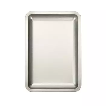 КуЗХЕН прямоугольная десертная тарелка из нержавеющей стали