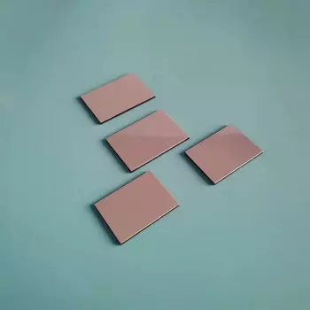 Квадратное вогнутое зеркало K9 50*50 мм ET10 F100 с алюминиевым покрытием