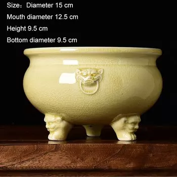 Квадратный керамический горшок Beast Vozzisoue для орхидеи