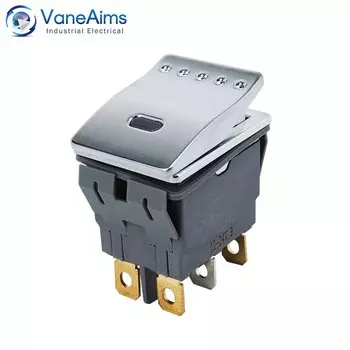 Квадратный кулисный тумблер VaneAims 15А