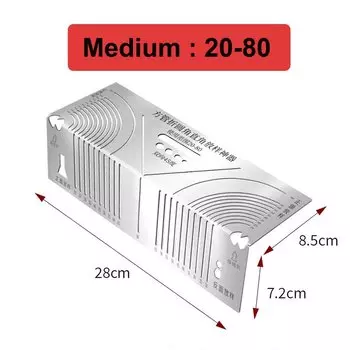 Складная угловая линейка 90 градусов