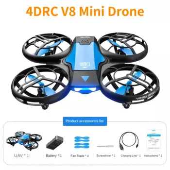 Квадрокоптер 4k Профессиональный с широкоугольной HD камерой 1080P WiFi fpv