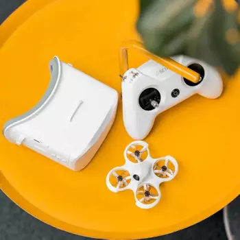 Квадрокоптер Cetus Pro FPV BNF/RTF бирдио 2 SE, очки с камерой VR02, приемник Frsky, бесщеточный Радиоуправляемый