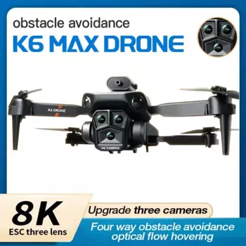 Квадрокоптер K6 Max Профессиональный с поддержкой Wi-Fi и GPS