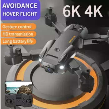 Квадрокоптер Q6 6K 4K с камерой и дистанционным управлением