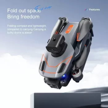 Квадрокоптер S115 RC 4K с тремя камерами и широкоугольным оптическим потоком