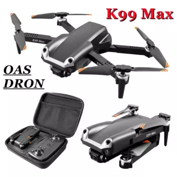 Квадрокоптер складной K99 Max, 2,4 ГГц, Wi-Fi, 4K HD, две камеры