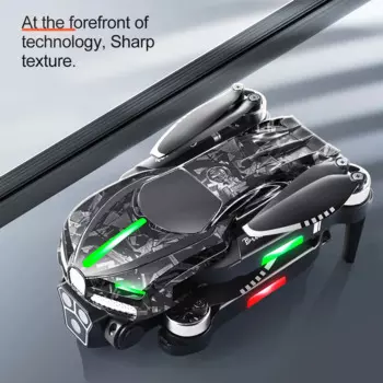 Квадрокоптер V186 FPV складной с тройной Камерой 8K и функцией обхода препятствий