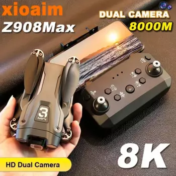 Квадрокоптер Xiaomi MIJIA Z908Max Drone 8K 5G GPS профессиональная HD аэрофотосъемка двойная камера всенаправленное обход препятствий