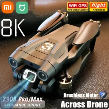 Квадрокоптер Xiaomi Mijia Z908Pro Pro Max, профессиональный Дрон 8K с HD-камерой, бесщеточная антенна для предотвращения препятствий, складной оптический Квадрокоптер 5000