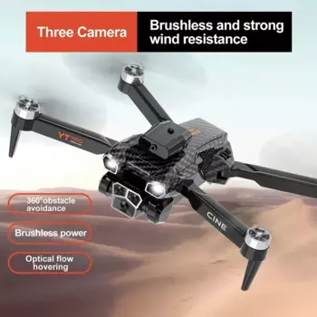 Квадрокоптер YT150 UAV с тремя камерами и дистанционным управлением на 360 °