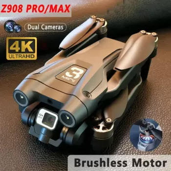 Квадрокоптер Z908Max Pro Профессиональный с HD-камерой 4K, оптическим потоком, локализацией, трехсторонним обходом препятствий, бесщеточным Мотором