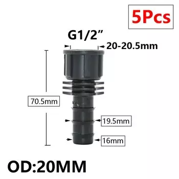 KWZL Полиэтиленовые фитинги для орошения 5 шт.