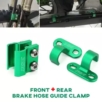 KX KXF Направляющий зажим тормозного шланга для Kawasaki KX250 KX450 KX250F KX450F KX 250F 450F 250X 450X 2006-2025 Фиксированный зажим тормозного троса