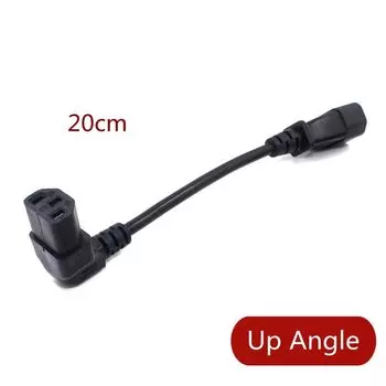 KYMISON Удлинитель кабеля питания C14-C13 черный 0.2 м