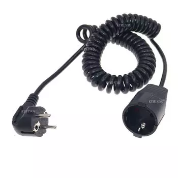 KYMISON Удлинитель питания черный 2 круга 3,8 м 16А