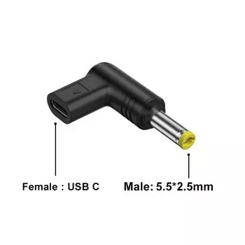 KYMISON Адаптер USB C PD в постоянный ток