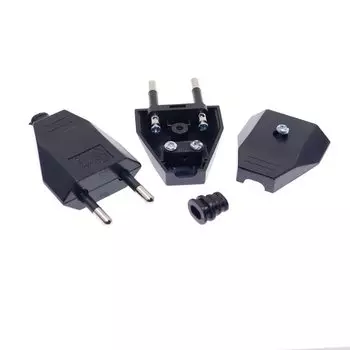 KYMISON Вилка переходник 2.5A черный/белый