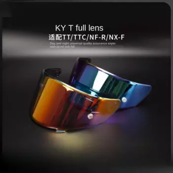 KYT Lens TT/TTC NF-R/NX-F K02-03, солнцезащитный козырек, солнцезащитный, гальванизированное ночное видение Aurora
