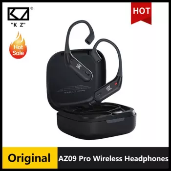 KZ AZ09 Pro Upgrade Беспроводные наушники Bluetooth-совместимый кабель 5.2 Беспроводной ушной крючок B/C PIN-разъем с чехлом для зарядки