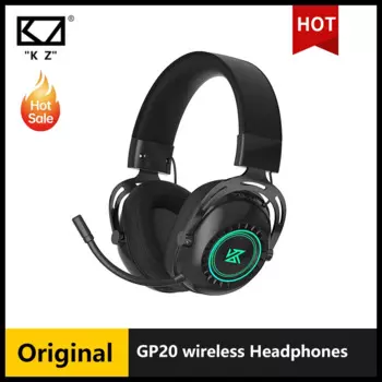 KZ GP20 2.4G беспроводные игровые наушники Bluetooth-совместимые наушники 5.0 с длительным сроком службы батареи игровая гарнитура с шумоподавлением