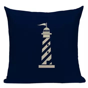 Льняный чехол для подушки Pumelo Tree в морском стиле