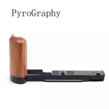 L-образная деревянная ручка для фотоаппарата Nikon ZFC, с резьбовыми отверстиями 1/4 дюйма