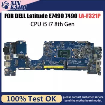 LA-F411P Материнская плата для ноутбука Dell Latitude 15 5590 0CJWKW 0PTD05 0VJF9H 0VT64T Материнская плата для ноутбука I3 I5 I7 Процессор 7-го 8-го поколения
