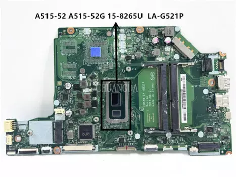 LA-G521P Материнская плата для Acer Aspire A515-52 A515-52G Материнская плата для ноутбука с 5-8265U DDR4 100% тестирование