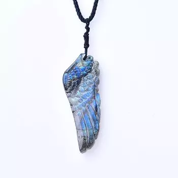 Лабрадорит Цепочка Крылья Ангела Harmonious Crystalloid