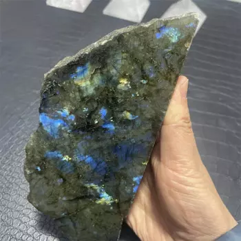 Лабрадорит кварцевые плиты 780г RongDe Jewelry