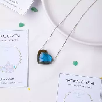 Лабрадорит сердце Runyangshi