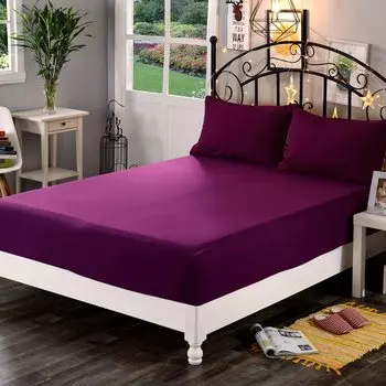 LAGMTA Однотонная простыня на резинке