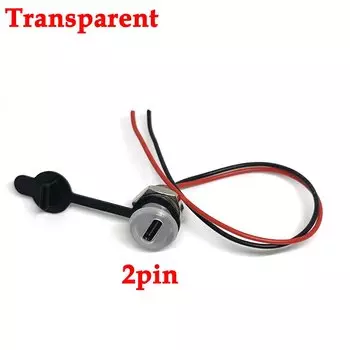 LAJQTAO Transparent USB-C Розетка