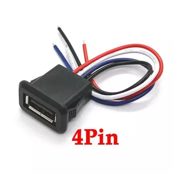 LAJQTAO USB 2P 4P разъемы для зарядки
