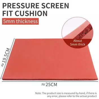 Ламинирующая машина LUXIANZI, силиконовая подкладка, супер мягкая губчатая пенопластовая доска, устойчивая к высоким температурам подкладка, коврик для отжима, ремонт телефонов