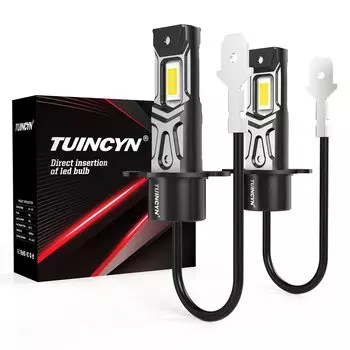 Лампа для фар головного света TUINCYN 2x H3, противотуманная фара, Canbus, без ошибок, ходовые огни для вождения, супер яркая для Opel Astra G H 2000 ~ 2014