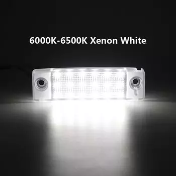 Лампа для номерного знака для Toyota 4runner Sequoia Land Cruiser Prado 2 шт. подключи и работай без ошибок светодиодные лампы светодиодный номерного знака для Lexus GX470