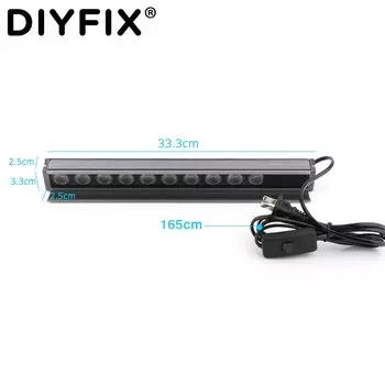 Лампа для обнаружения пыли, ЖК-экран мобильный телефон дюйма, лампа для обнаружения пыли высокой четкости, проверка пыли, зеленый светодиодный светильник, обслуживание и ремонт