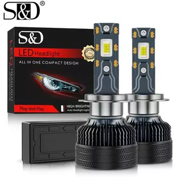 Лампа для передних фар H4, H7, лампы для автомобиля Canbus 140W, H1 H11, H8, 9005, 9006, HB3, HB4, H16, JP, лампа для передних фар, 9012 Hir2, белая, 12 В, автомобильная лампа