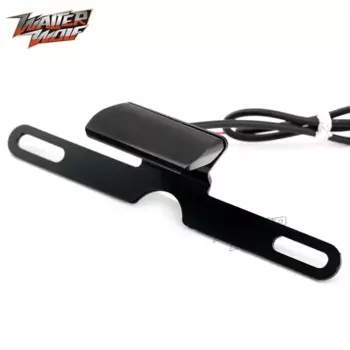 Лампа номерного знака для KAWASAKI Z125 Z250 для YAMAHA FZ8 FZ1 для DUCATI X Diavel Аксессуары для мотоциклов с ЧПУ Хвостовой аккуратный светодиодный светильник