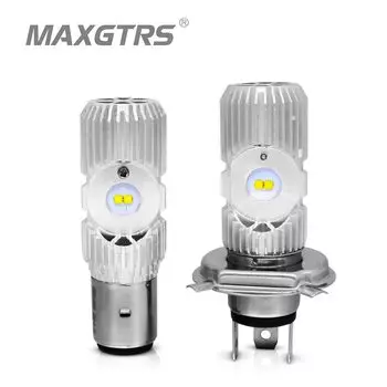 Лампа передняя для мотоцикла, H4 HS1 BA20D , 9V ~ 85V 20W 1400LM 6500K