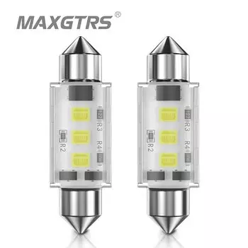 Лампа светодиодная C5W 3 SMD 3030 Canbus, 31/36/39/41 мм, 2 шт.