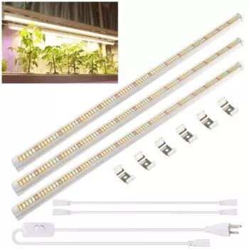 SINJIAlight Фитолампа Т8 120 см 60Вт Полный спектр 3шт