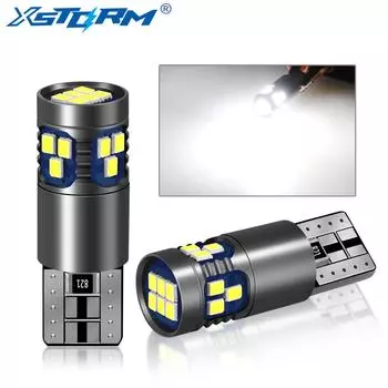 Лампа светодиодная, W5W, T10, 194, 168, 12 В, 2 шт.