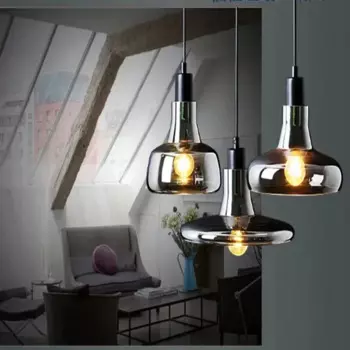 Лампа свободная серая/белая ABCD Современный минималистский индивидуальный креативный светильник Shadow Crystal Glass Подвесной светильник