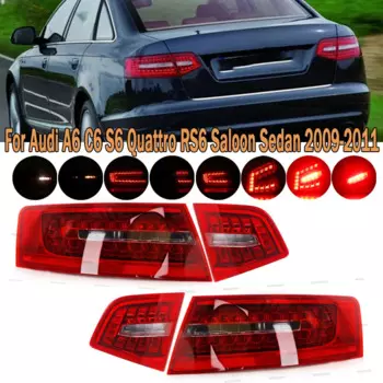 Лампа заднего хода для Audi A6 C6 S6 Quattro RS6 светильник 2009 2010 4F5945095J 4F5945096J
