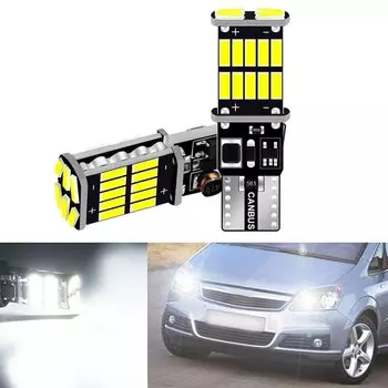 Лампочка для век BOAOSI 2x T10 4014SMD, светодиодная, без ошибок, для Opel Astra h j g Corsa Zafira Insignia Vectra b c d